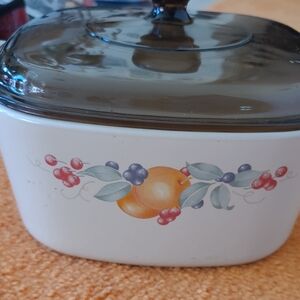 1991 Corningware Vintage Ceramic Fruit Design